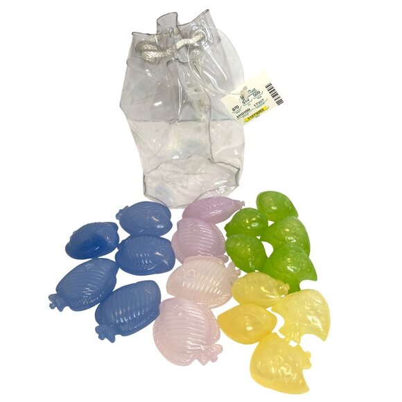 Reusable Ice Cubes Cold Eco Friendly Freeze Beverage Drink Tropical Fish Beach - Picture 2 of 6